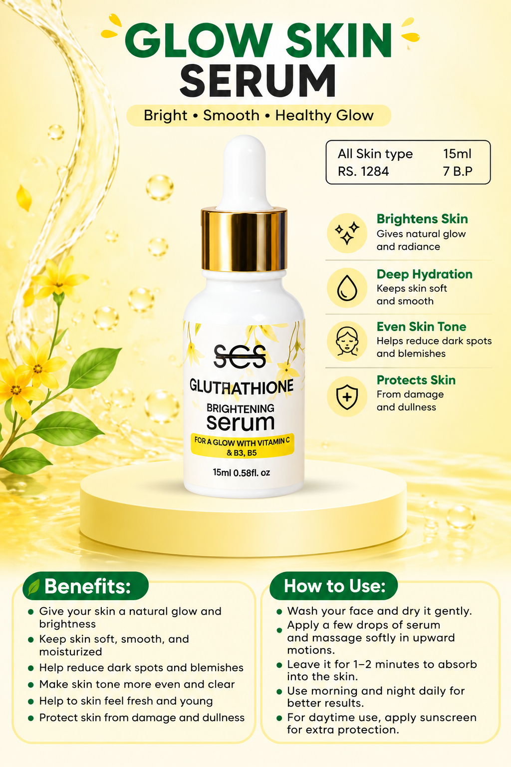 Glutathione Glow Skin Serum