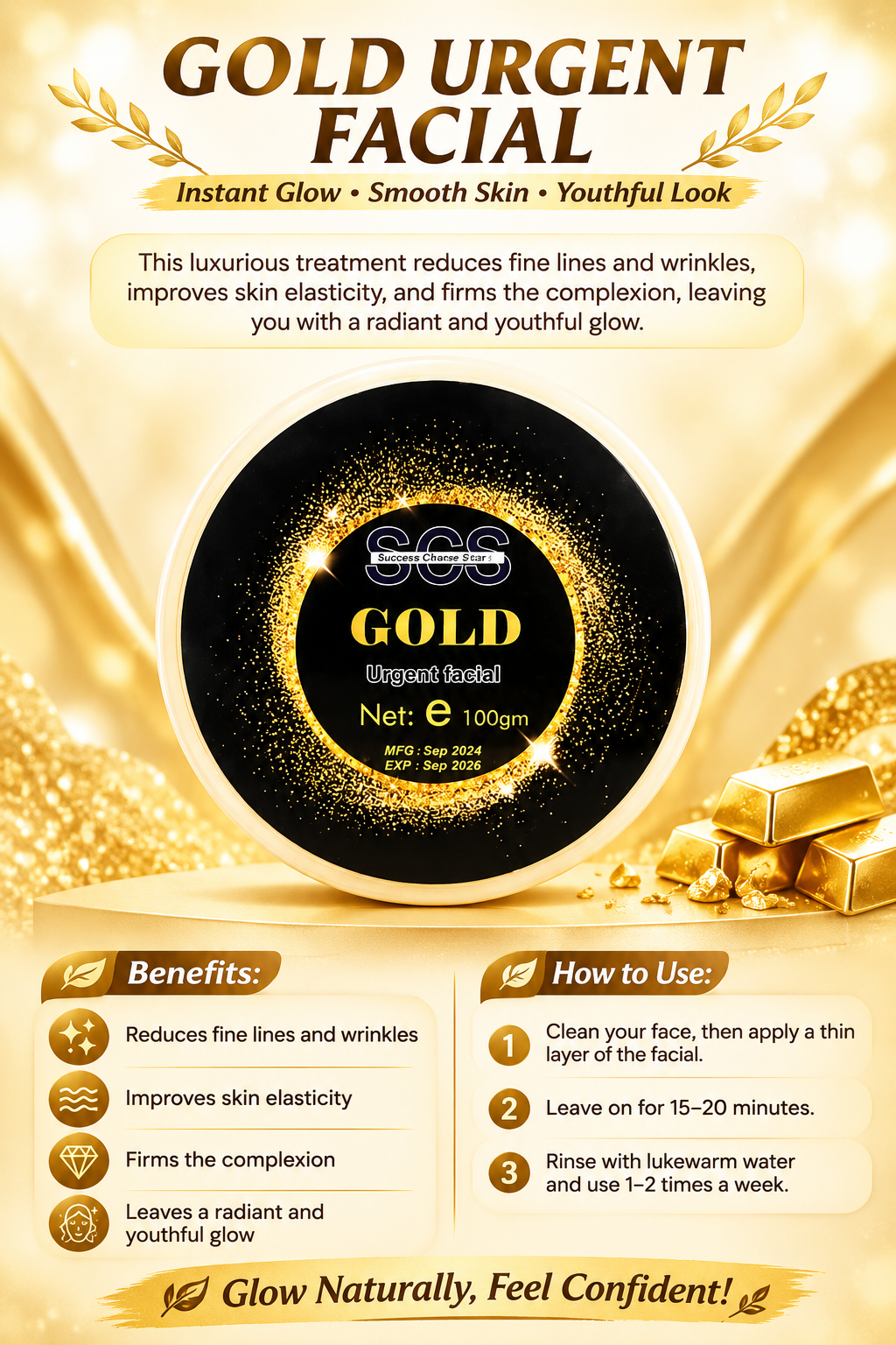 Gold Urgent Facial