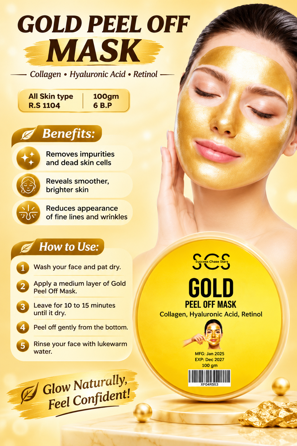 Gold Peel Off Mask