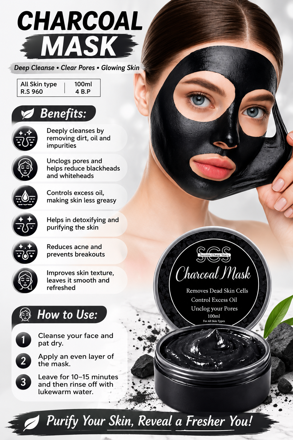 Charcoal Mask